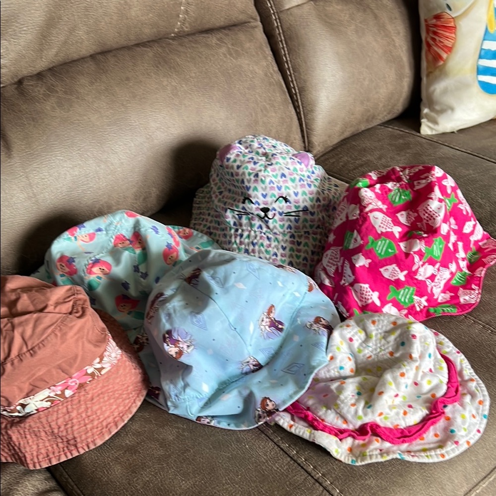 Colorful Kids' Bucket Hat Set